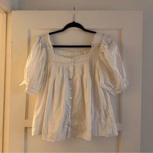 DÔEN White Cotton Trieste Top